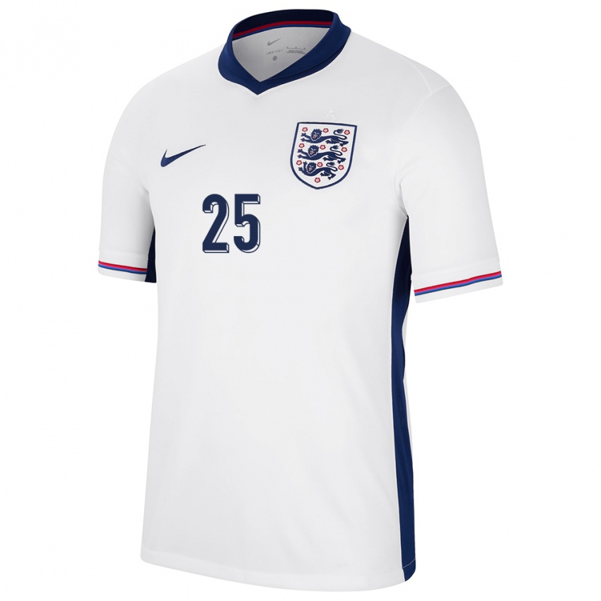 Børn England Adam Wharton #25 Hvid Hjemmebane Spillertrøjer 24-26 Trøje T-Shirt