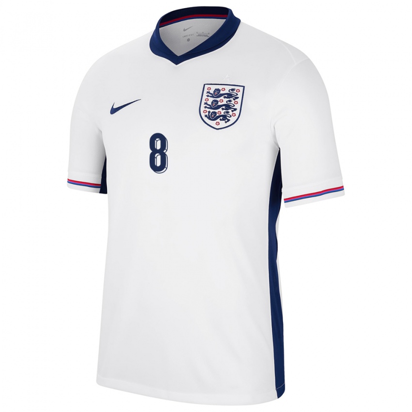 Børn England Trent Alexander-Arnold #8 Hvid Hjemmebane Spillertrøjer 24-26 Trøje T-Shirt