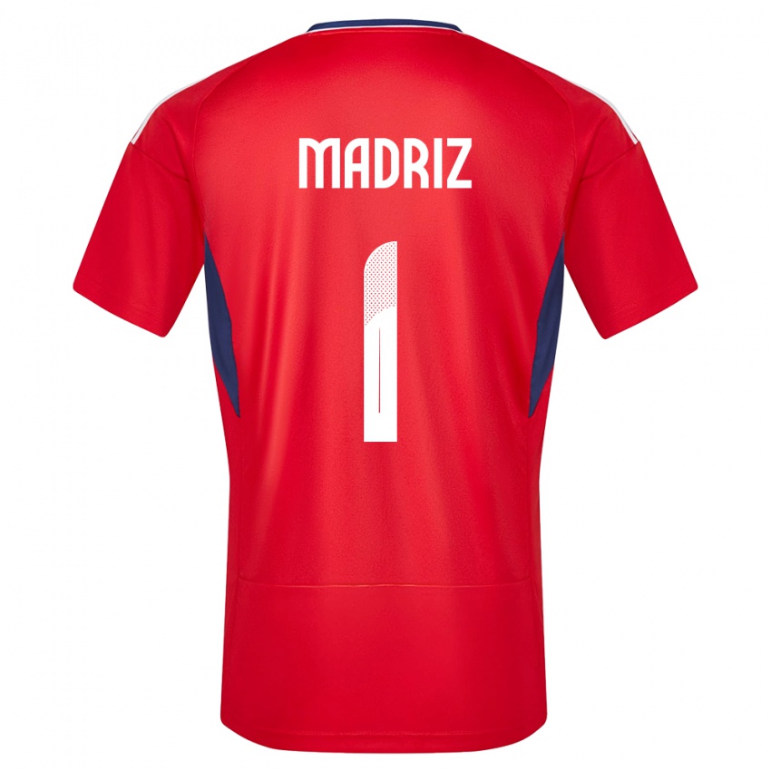 Børn Costa Rica Abraham Madriz #1 Rød Hjemmebane Spillertrøjer 24-26 Trøje T-Shirt