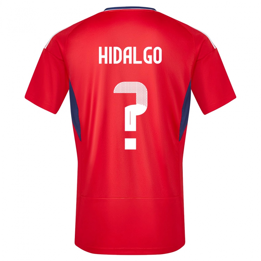 Børn Costa Rica Pablo Hidalgo #0 Rød Hjemmebane Spillertrøjer 24-26 Trøje T-Shirt