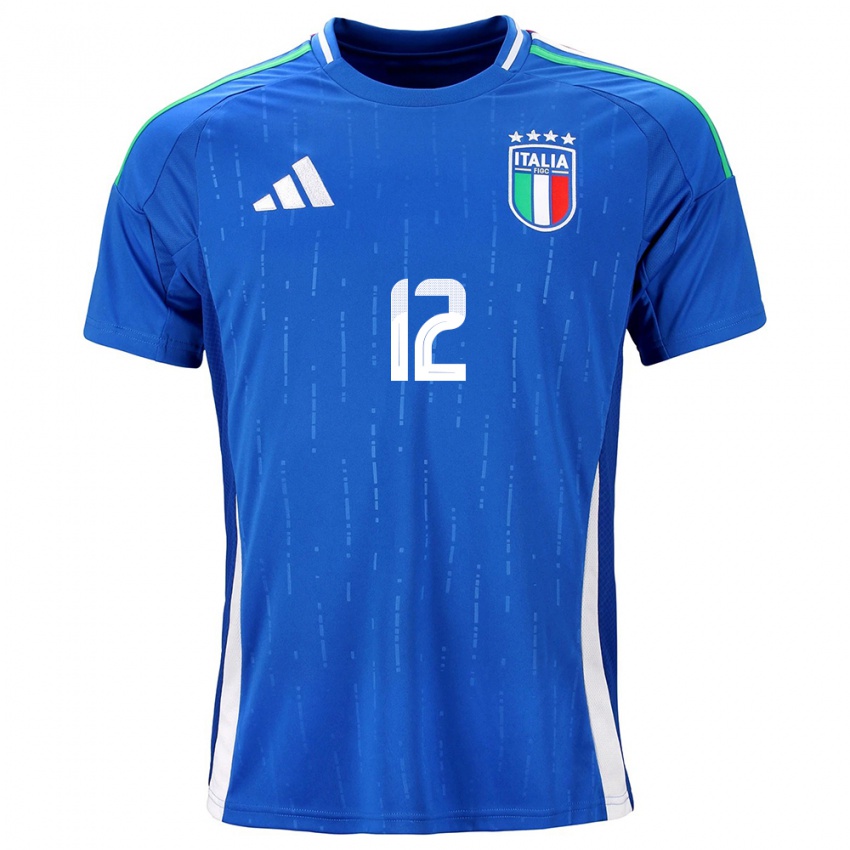 Børn Italien Ivan Provedel #12 Blå Hjemmebane Spillertrøjer 24-26 Trøje T-Shirt