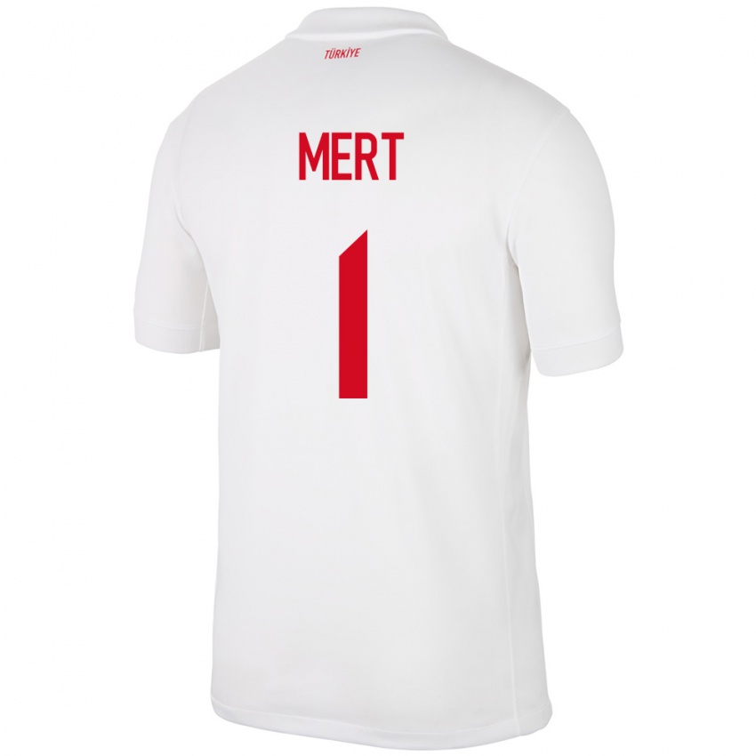 Børn Tyrkiet Mert Günok #1 Hvid Hjemmebane Spillertrøjer 24-26 Trøje T-Shirt