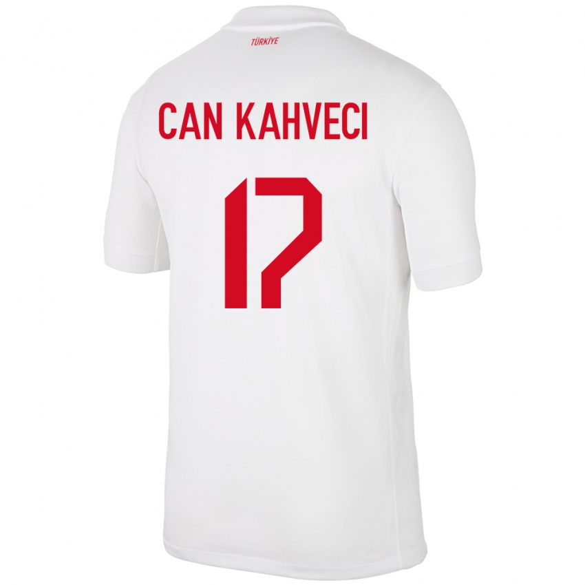 Børn Tyrkiet İrfan Can Kahveci #17 Hvid Hjemmebane Spillertrøjer 24-26 Trøje T-Shirt