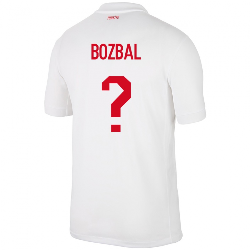 Børn Tyrkiet Birsen Bozbal #0 Hvid Hjemmebane Spillertrøjer 24-26 Trøje T-Shirt