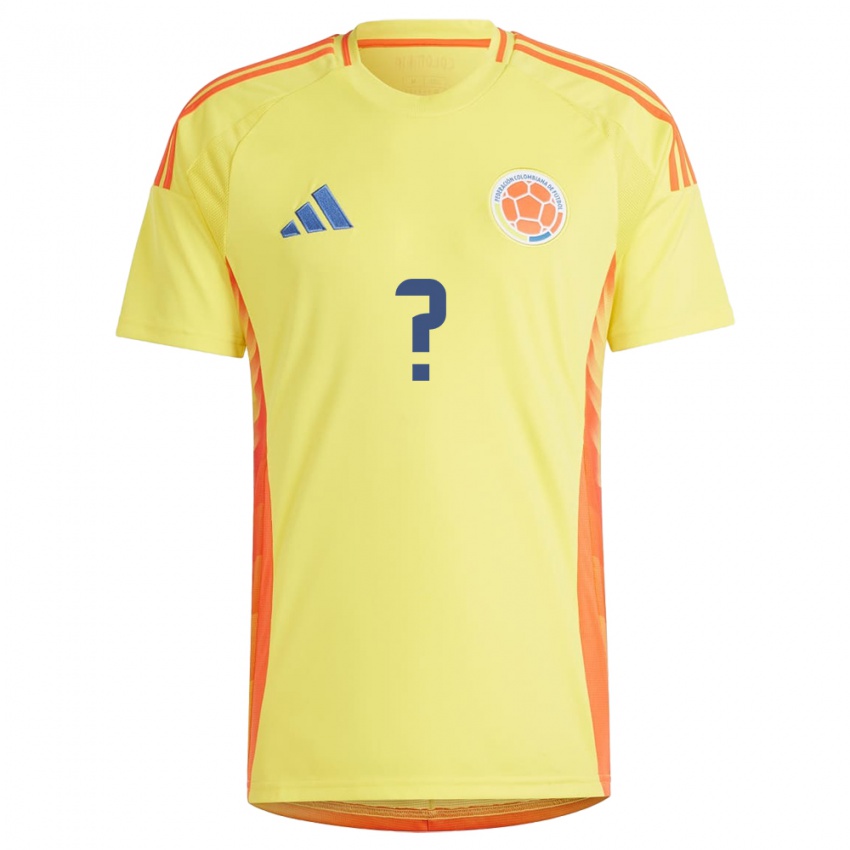 Børn Colombia Andrés Alfonso #0 Gul Hjemmebane Spillertrøjer 24-26 Trøje T-Shirt