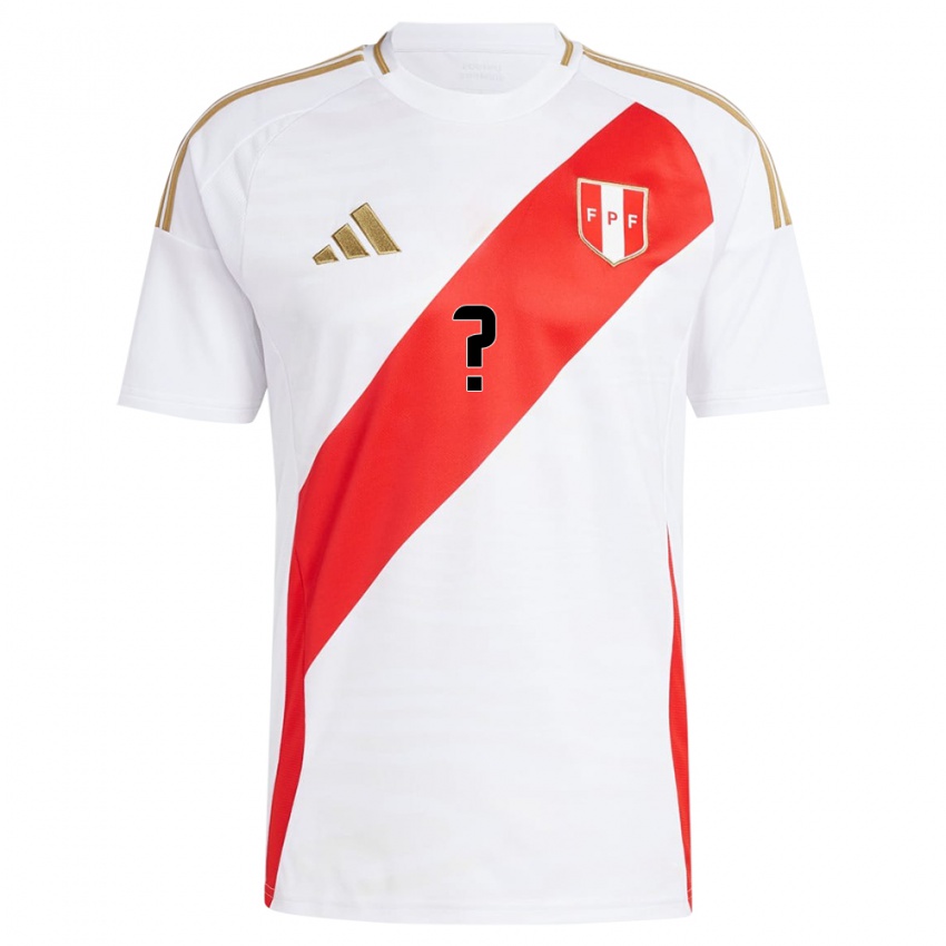 Børn Peru José Romero #0 Hvid Hjemmebane Spillertrøjer 24-26 Trøje T-Shirt