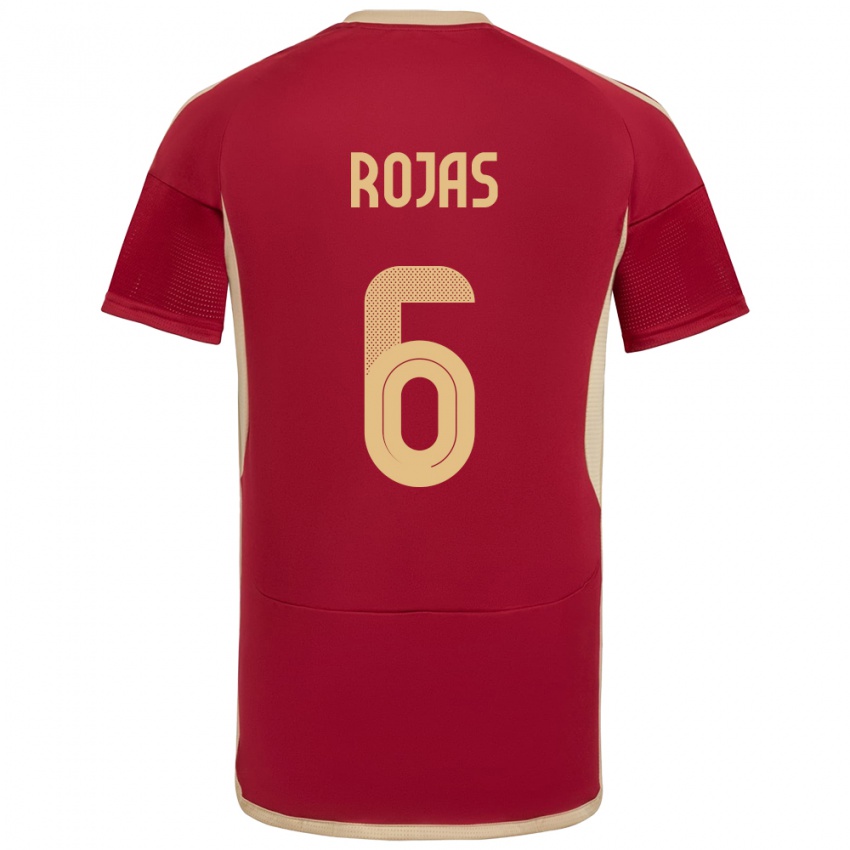Børn Venezuela Carlos Rojas #6 Bourgogne Hjemmebane Spillertrøjer 24-26 Trøje T-Shirt