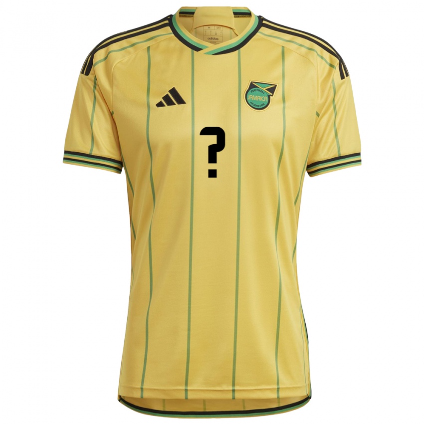 Børn Jamaica Sydoney Clarke #0 Gul Hjemmebane Spillertrøjer 24-26 Trøje T-Shirt