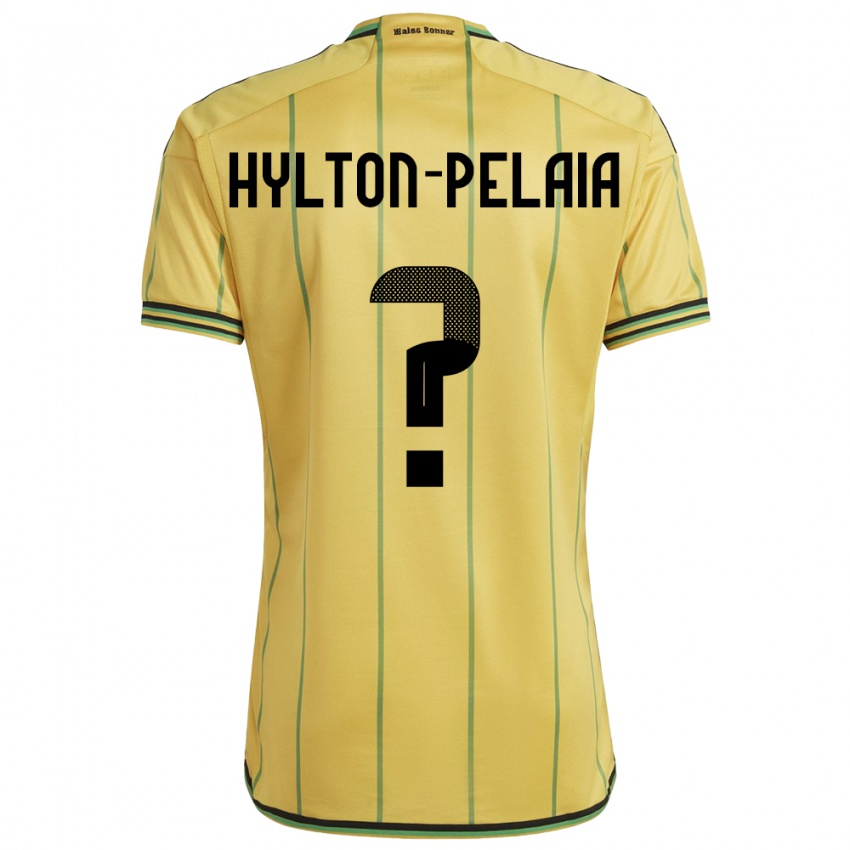 Børn Jamaica Jayda Hylton-Pelaia #0 Gul Hjemmebane Spillertrøjer 24-26 Trøje T-Shirt