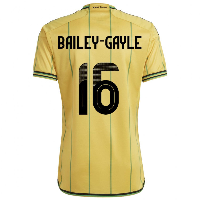 Børn Jamaica Paige Bailey-Gayle #16 Gul Hjemmebane Spillertrøjer 24-26 Trøje T-Shirt