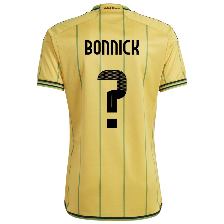 Børn Jamaica Sheyenne Bonnick #0 Gul Hjemmebane Spillertrøjer 24-26 Trøje T-Shirt