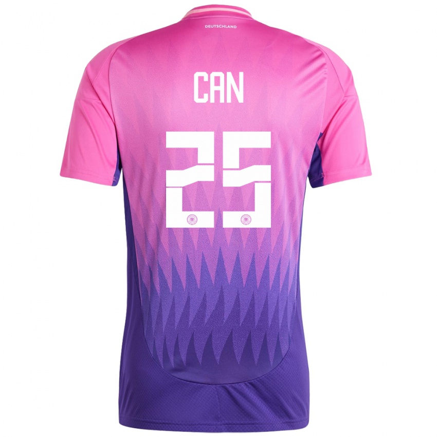 Børn Tyskland Emre Can #25 Pink Lilla Udebane Spillertrøjer 24-26 Trøje T-Shirt