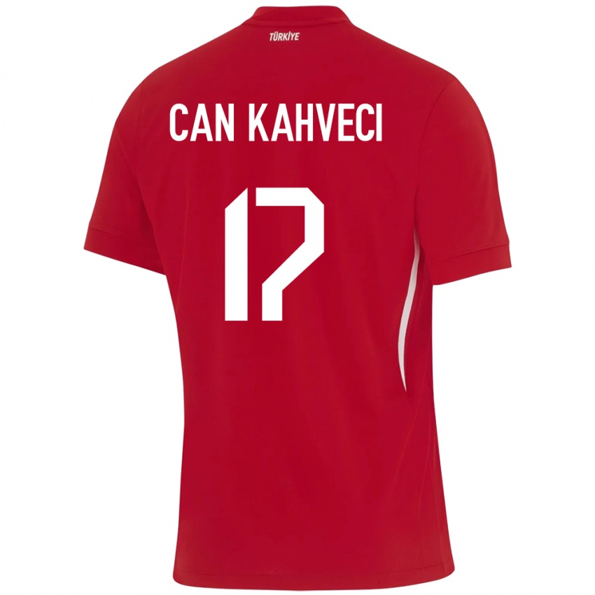 Børn Tyrkiet İrfan Can Kahveci #17 Rød Udebane Spillertrøjer 24-26 Trøje T-Shirt