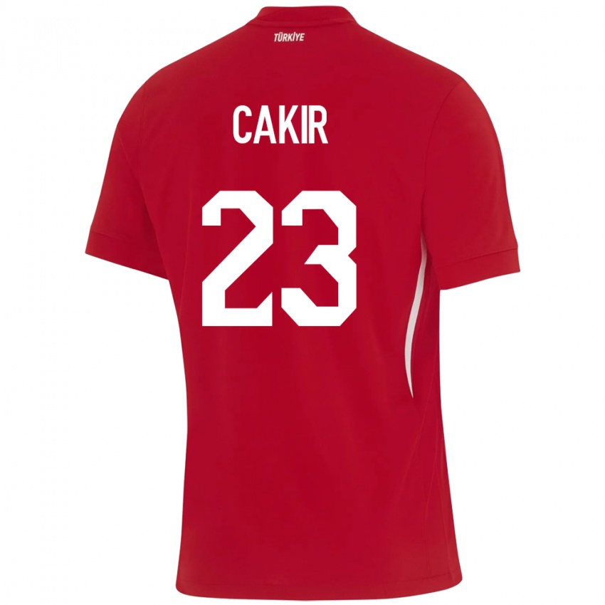 Børn Tyrkiet Uğurcan Çakır #23 Rød Udebane Spillertrøjer 24-26 Trøje T-Shirt