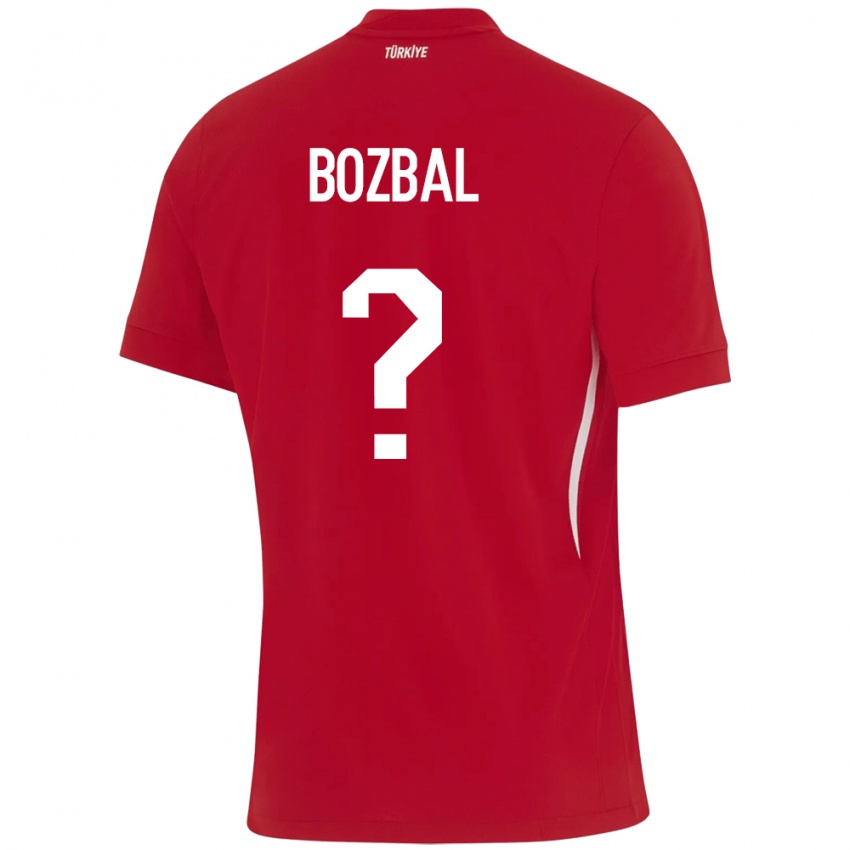 Børn Tyrkiet Birsen Bozbal #0 Rød Udebane Spillertrøjer 24-26 Trøje T-Shirt