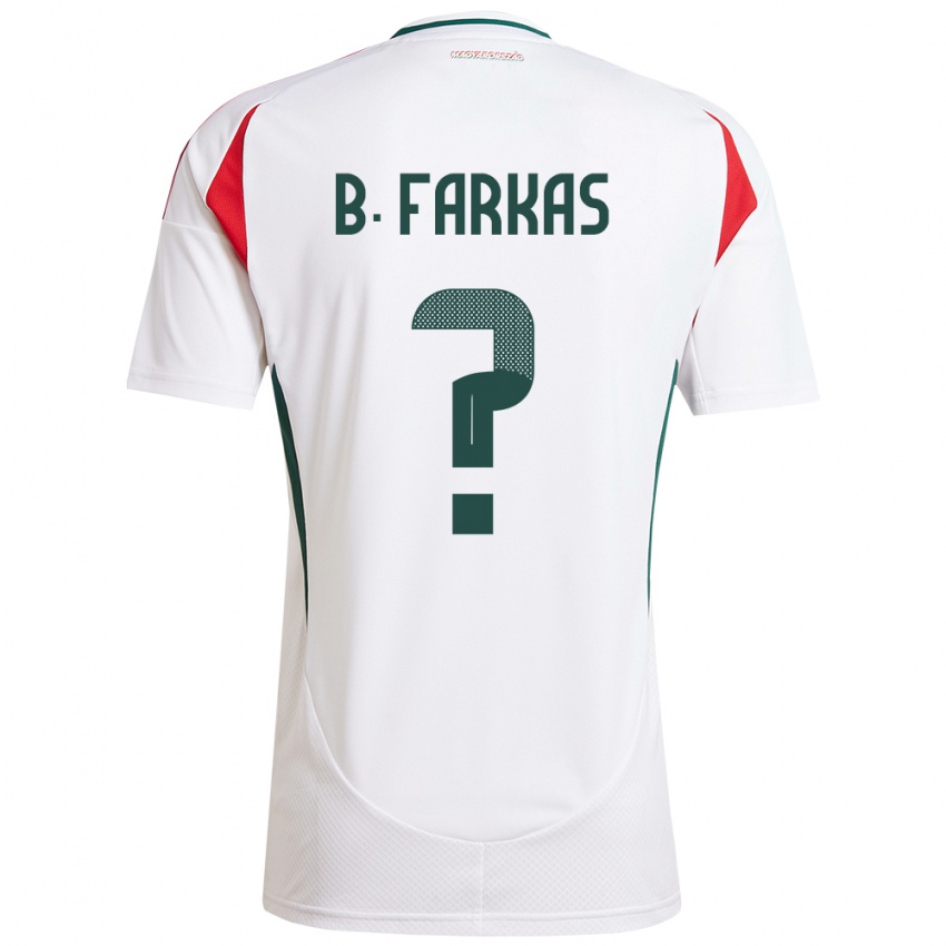 Børn Ungarn Bendegúz Farkas #0 Hvid Udebane Spillertrøjer 24-26 Trøje T-Shirt