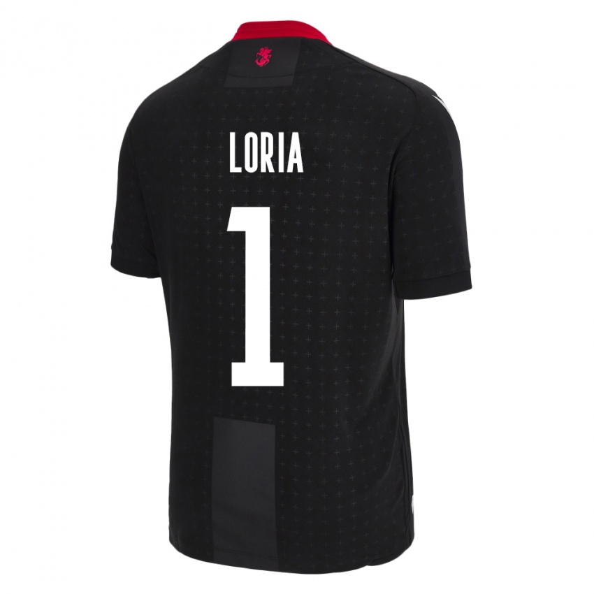 Børn Georgia Giorgi Loria #1 Sort Udebane Spillertrøjer 24-26 Trøje T-Shirt