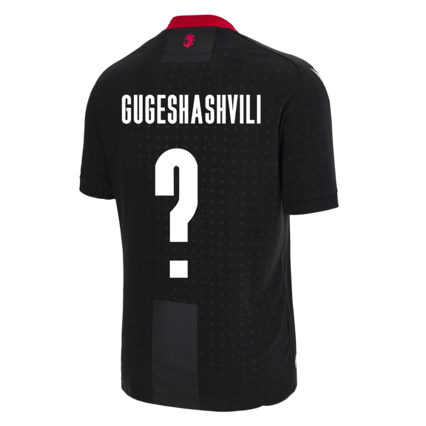 Børn Georgia Zaza Gugeshashvili #0 Sort Udebane Spillertrøjer 24-26 Trøje T-Shirt