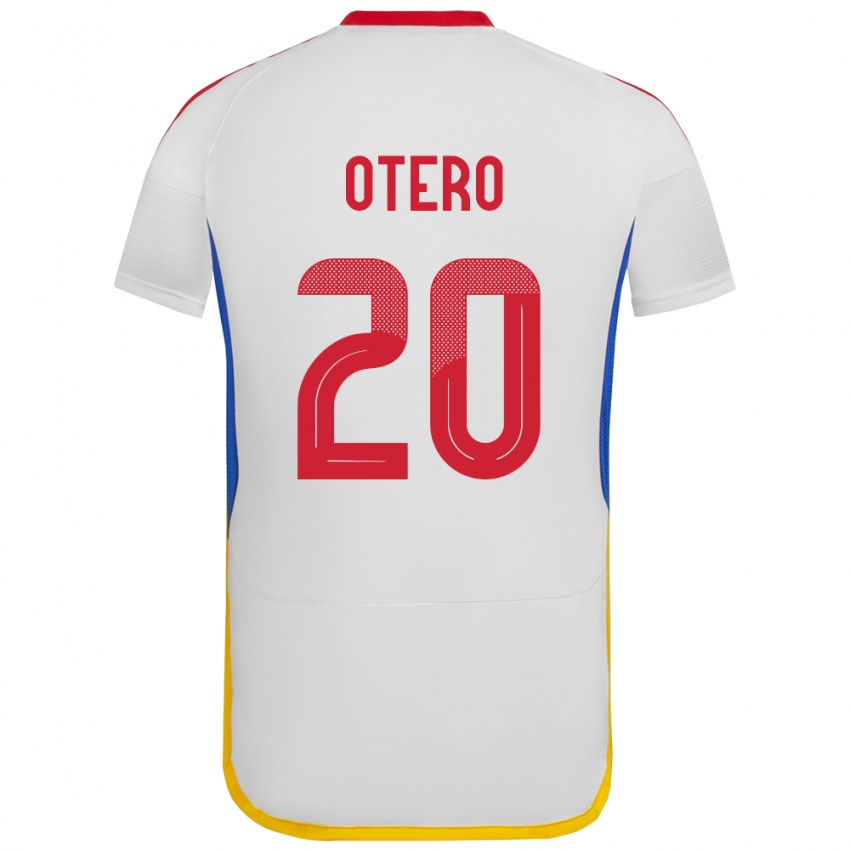 Børn Venezuela Rómulo Otero #20 Hvid Udebane Spillertrøjer 24-26 Trøje T-Shirt