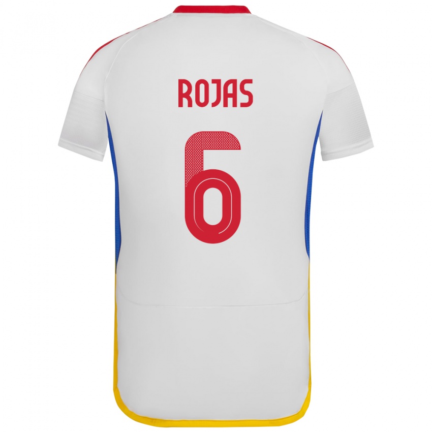 Børn Venezuela Carlos Rojas #6 Hvid Udebane Spillertrøjer 24-26 Trøje T-Shirt