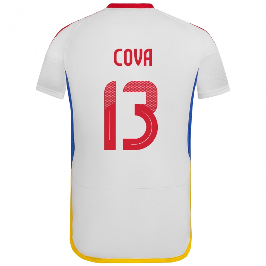 Børn Venezuela Alejandro Cova #13 Hvid Udebane Spillertrøjer 24-26 Trøje T-Shirt