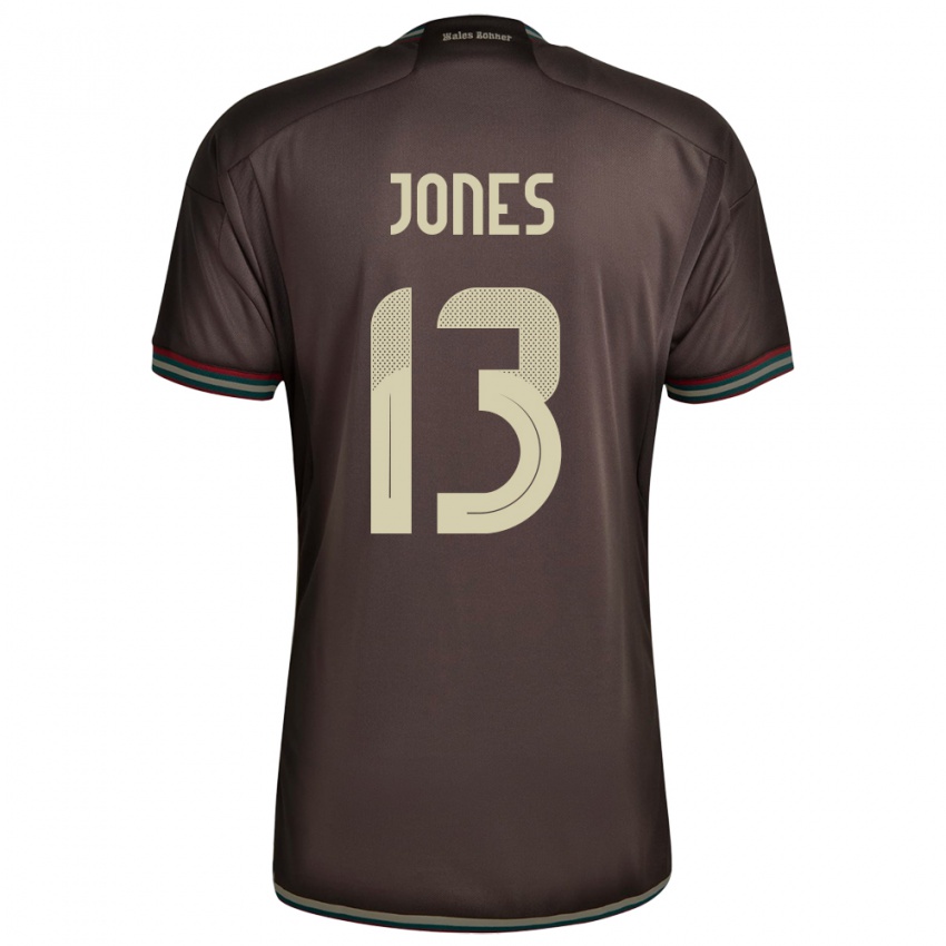 Børn Jamaica Javanae Jones #13 Nat Brun Udebane Spillertrøjer 24-26 Trøje T-Shirt