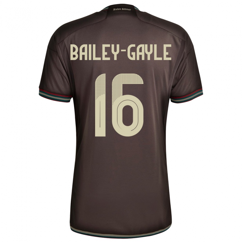 Børn Jamaica Paige Bailey-Gayle #16 Nat Brun Udebane Spillertrøjer 24-26 Trøje T-Shirt