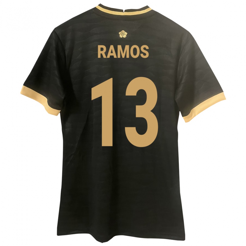 Børn Panama Jiovany Ramos #13 Sort Udebane Spillertrøjer 24-26 Trøje T-Shirt