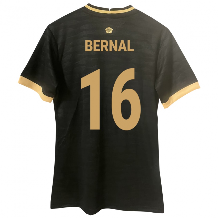 Børn Panama José Bernal #16 Sort Udebane Spillertrøjer 24-26 Trøje T-Shirt