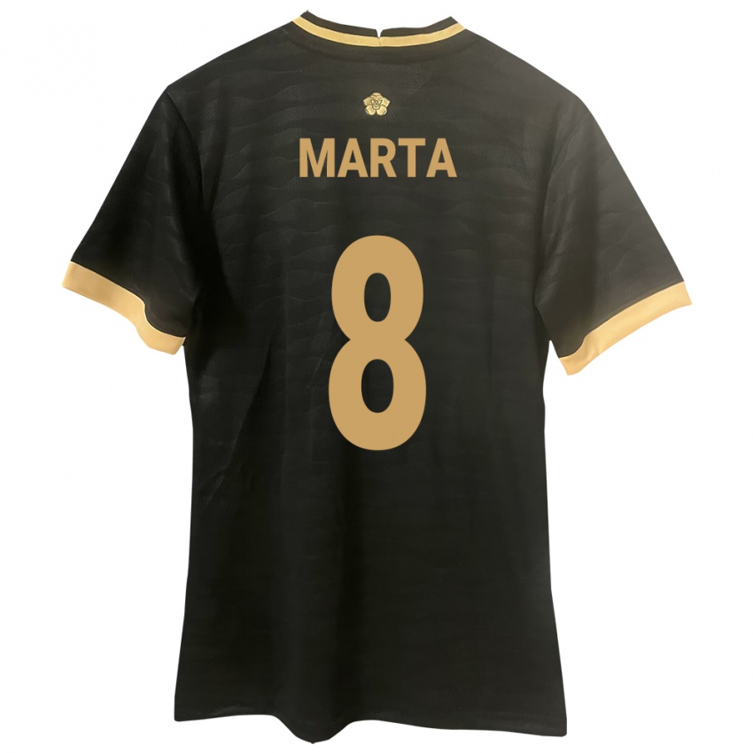 Børn Panama Aldair Marta #8 Sort Udebane Spillertrøjer 24-26 Trøje T-Shirt