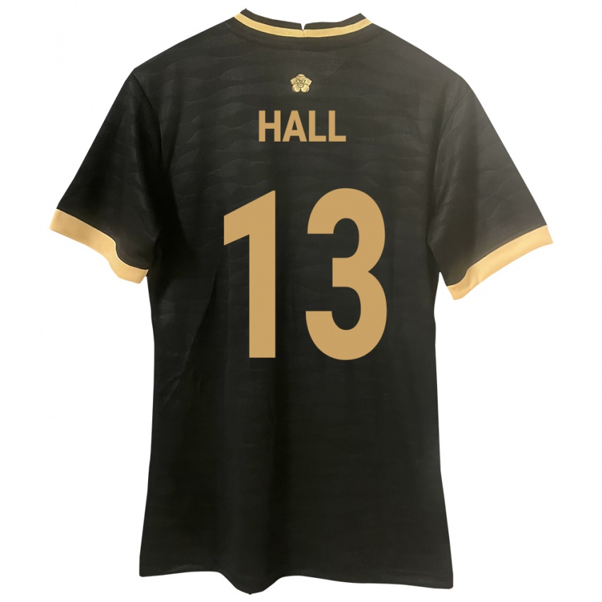 Børn Panama Gianna Hall #13 Sort Udebane Spillertrøjer 24-26 Trøje T-Shirt