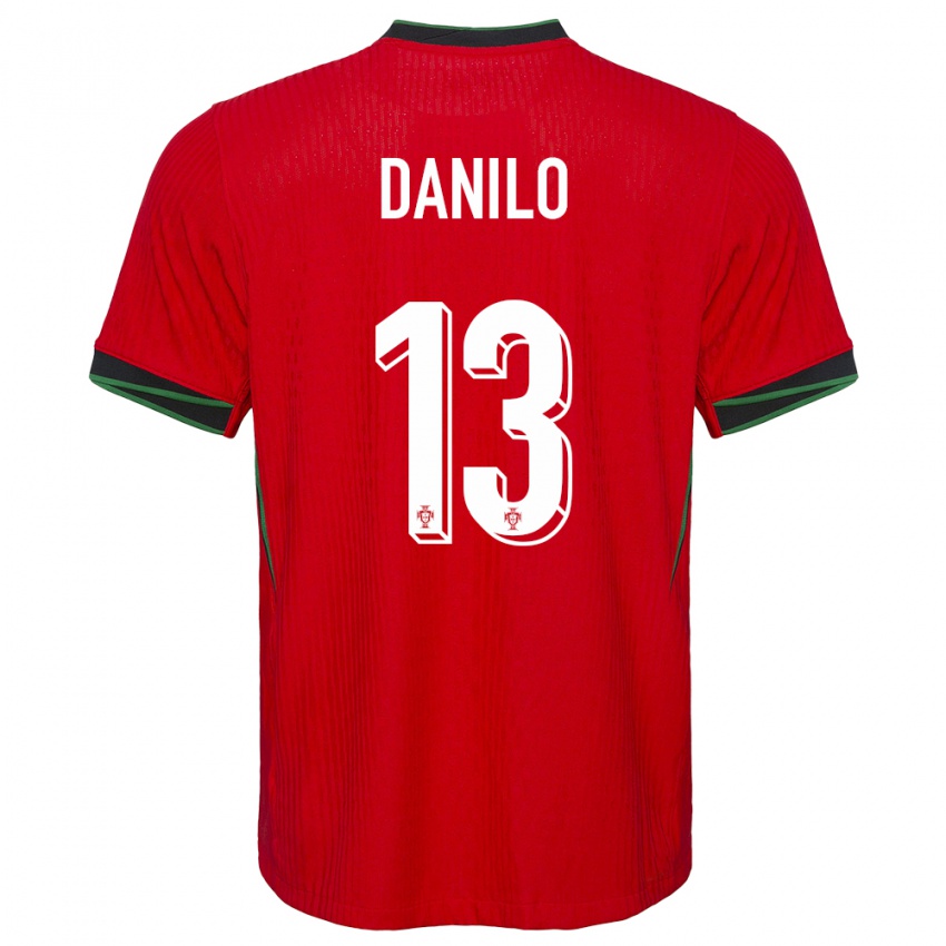 Mænd Portugal Danilo Pereira #13 Rød Hjemmebane Spillertrøjer 24-26 Trøje T-Shirt