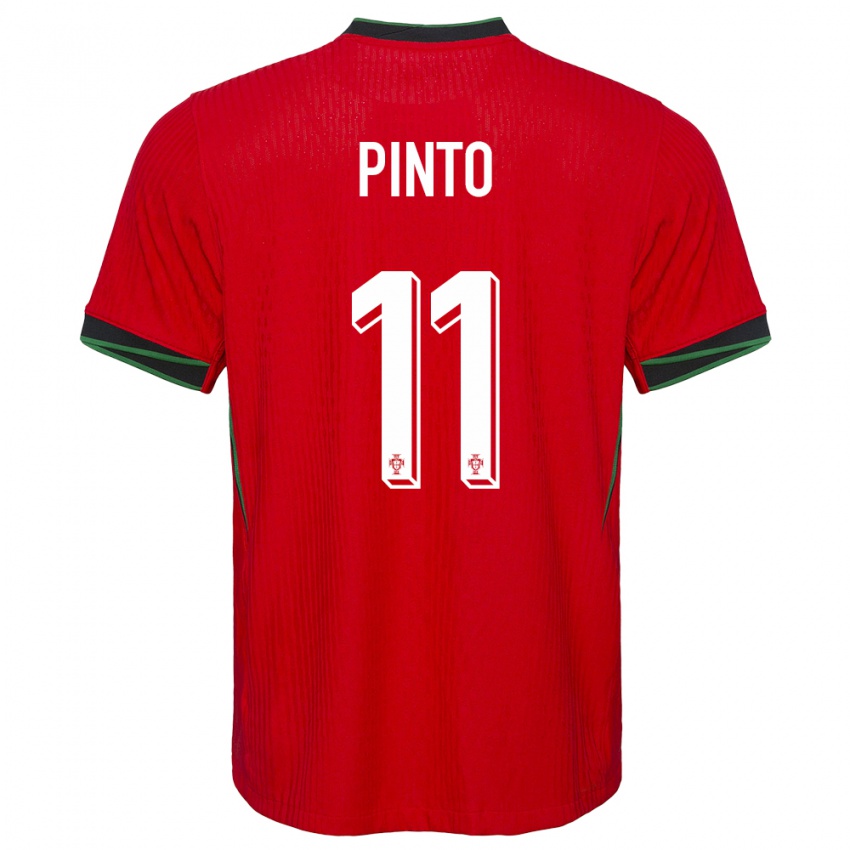 Mænd Portugal Tatiana Pinto #11 Rød Hjemmebane Spillertrøjer 24-26 Trøje T-Shirt