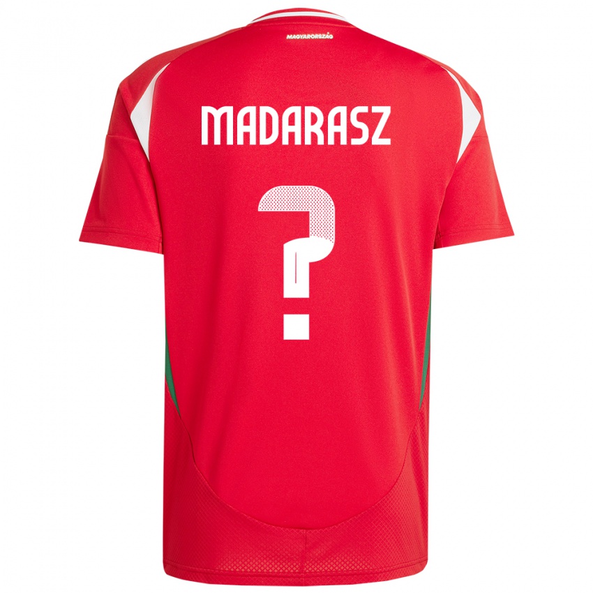 Mænd Ungarn Ádám Madarász #0 Rød Hjemmebane Spillertrøjer 24-26 Trøje T-Shirt