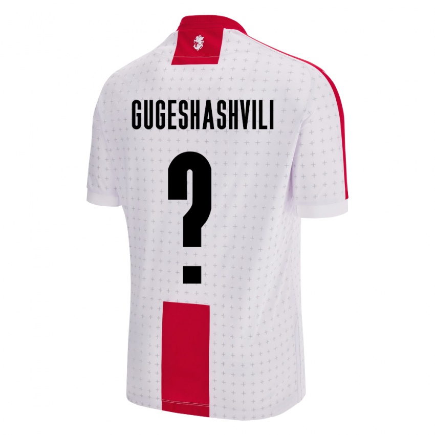 Mænd Georgia Zaza Gugeshashvili #0 Hvid Hjemmebane Spillertrøjer 24-26 Trøje T-Shirt