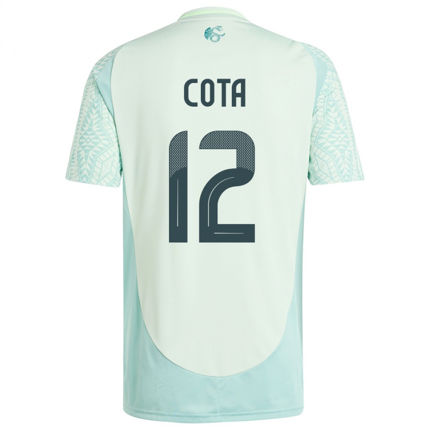 Mænd Mexico Rodolfo Cota #12 Linen Grøn Udebane Spillertrøjer 24-26 Trøje T-Shirt