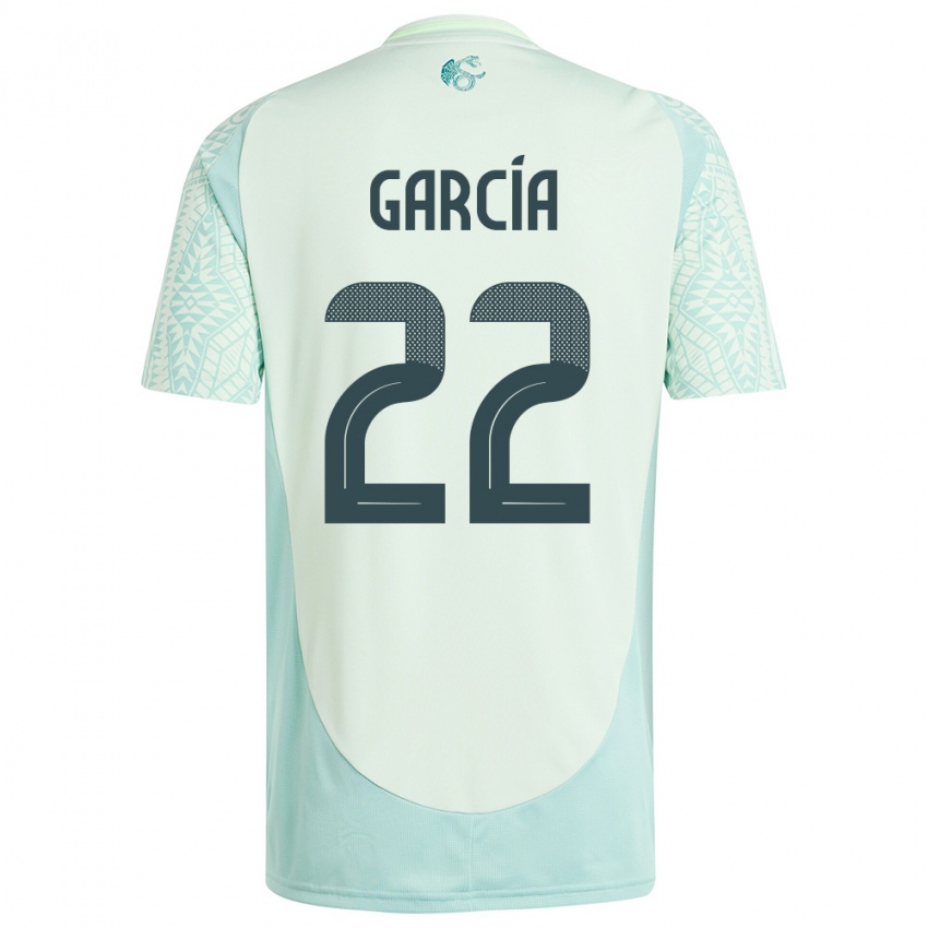 Mænd Mexico Diana Garcia #22 Linen Grøn Udebane Spillertrøjer 24-26 Trøje T-Shirt