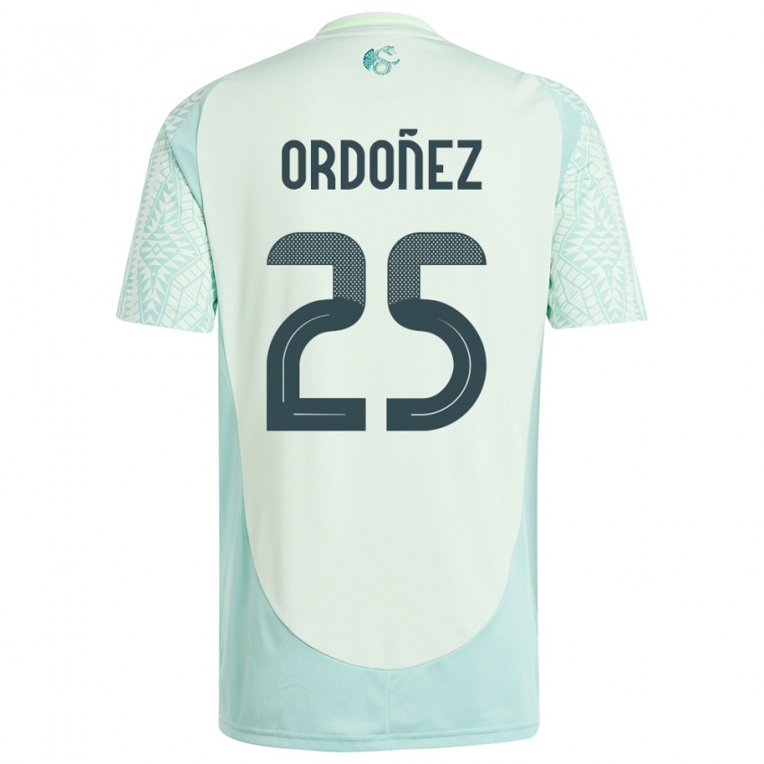 Mænd Mexico Diana Ordonez #25 Linen Grøn Udebane Spillertrøjer 24-26 Trøje T-Shirt