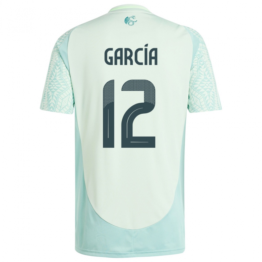 Mænd Mexico Eduardo Garcia #12 Linen Grøn Udebane Spillertrøjer 24-26 Trøje T-Shirt