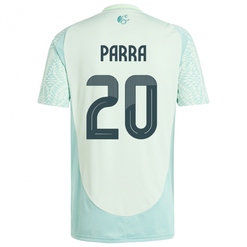 Mænd Mexico Rodrigo Parra #20 Linen Grøn Udebane Spillertrøjer 24-26 Trøje T-Shirt