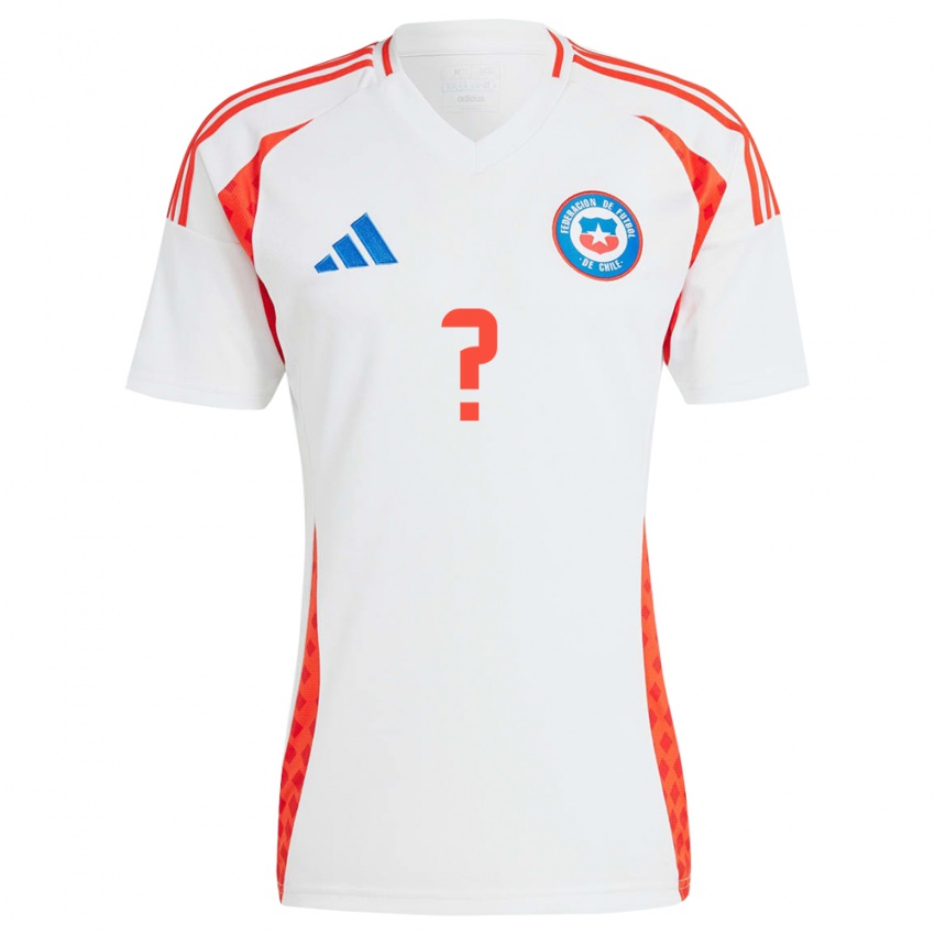 Mænd Chile Bruno Torres #0 Hvid Udebane Spillertrøjer 24-26 Trøje T-Shirt