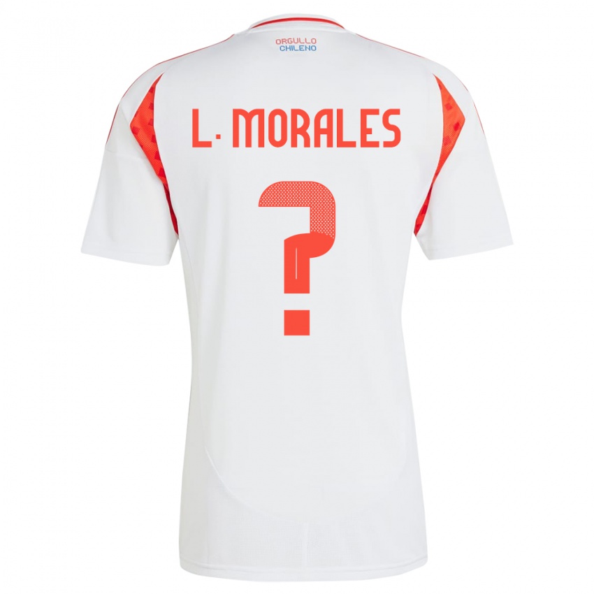 Mænd Chile Lauryn Morales #0 Hvid Udebane Spillertrøjer 24-26 Trøje T-Shirt