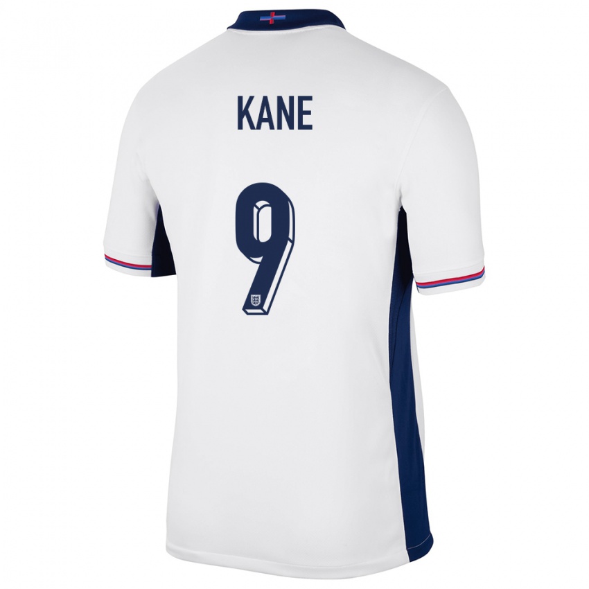 Kvinder England Harry Kane #9 Hvid Hjemmebane Spillertrøjer 24-26 Trøje T-Shirt