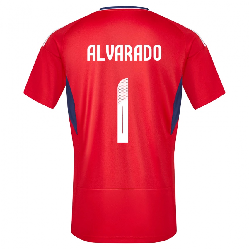 Kvinder Costa Rica Esteban Alvarado #1 Rød Hjemmebane Spillertrøjer 24-26 Trøje T-Shirt