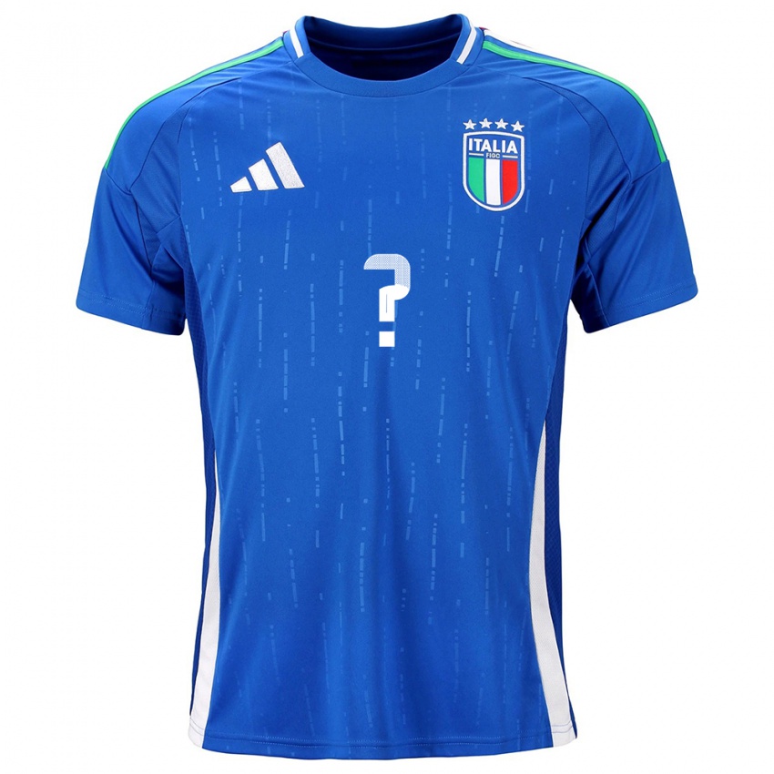 Kvinder Italien Samuel Giovane #0 Blå Hjemmebane Spillertrøjer 24-26 Trøje T-Shirt