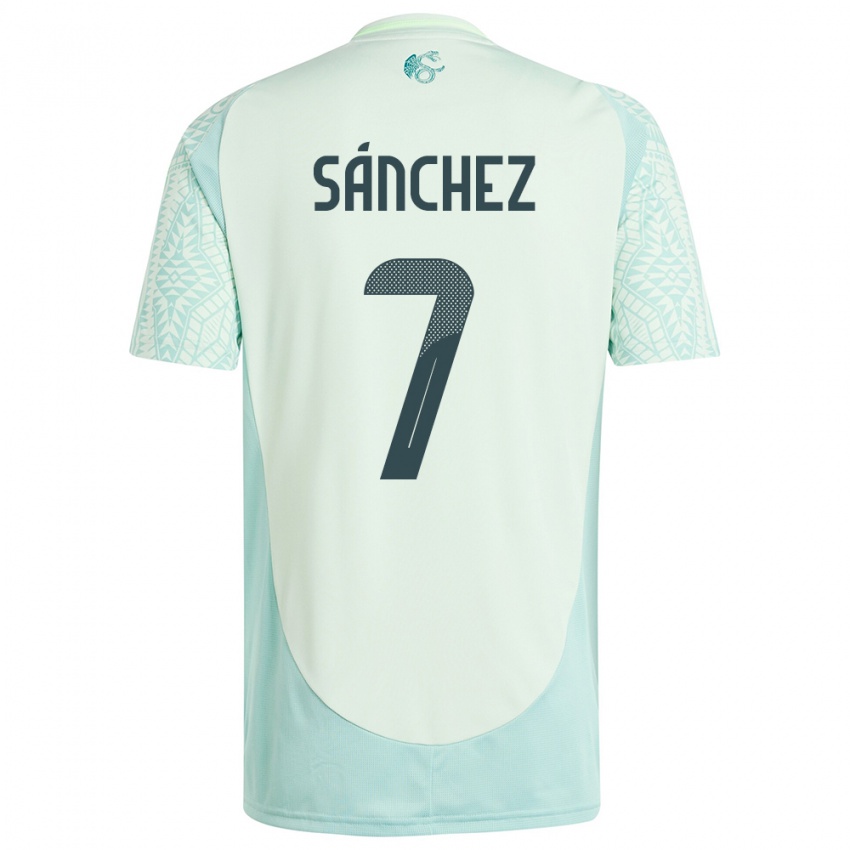 Kvinder Mexico Maria Sanchez #7 Linen Grøn Udebane Spillertrøjer 24-26 Trøje T-Shirt