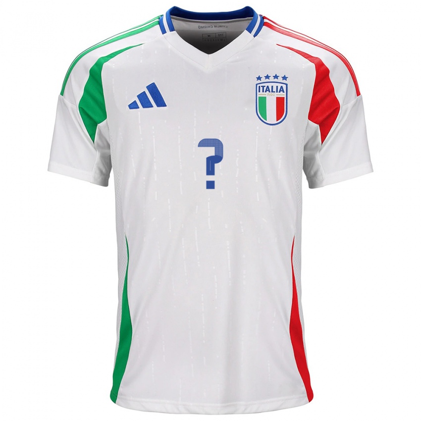 Kvinder Italien Stefano Turco #0 Hvid Udebane Spillertrøjer 24-26 Trøje T-Shirt