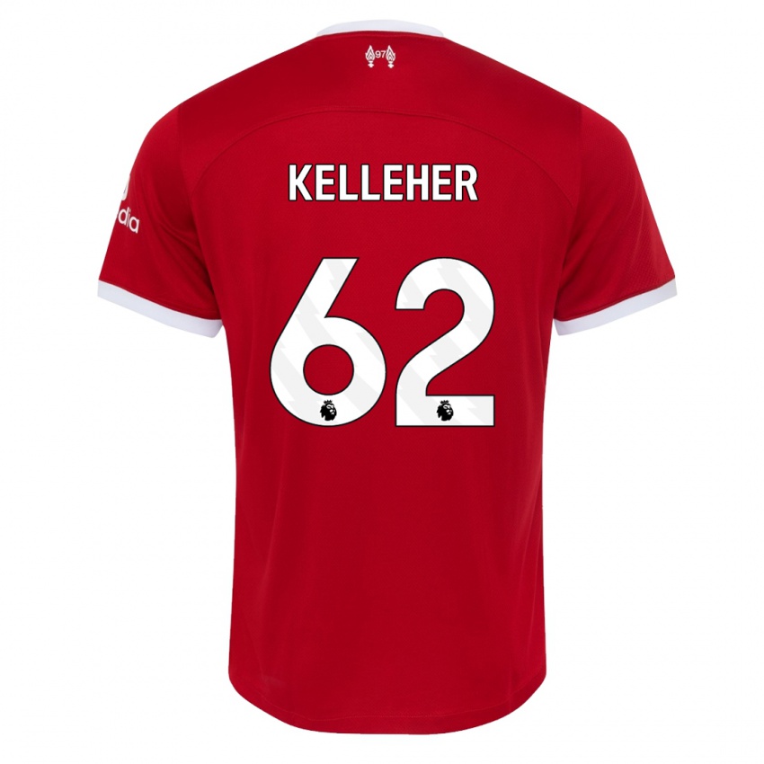 Børn Caoimhin Kelleher #62 Rød Hjemmebane Spillertrøjer 2023/24 Trøje T-Shirt