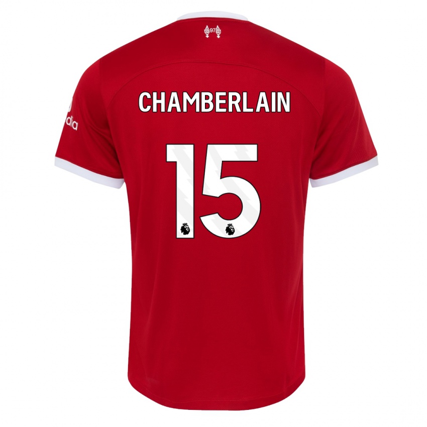 Børn Alex Oxlade Chamberlain #15 Rød Hjemmebane Spillertrøjer 2023/24 Trøje T-Shirt