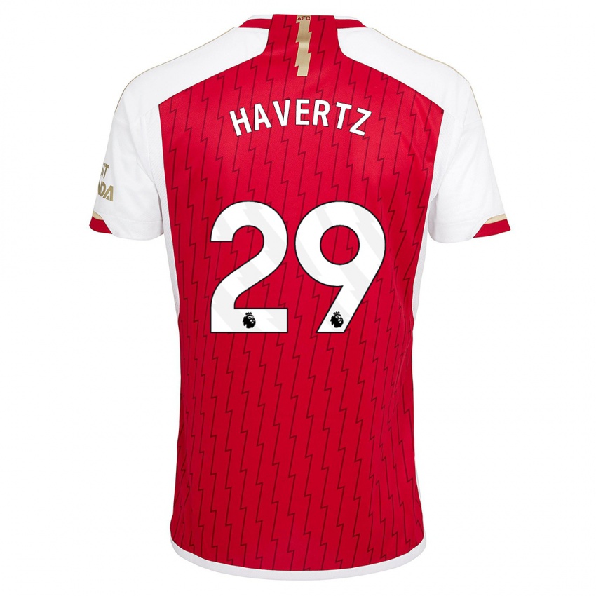 Børn Kai Havertz #29 Rød Hjemmebane Spillertrøjer 2023/24 Trøje T-Shirt